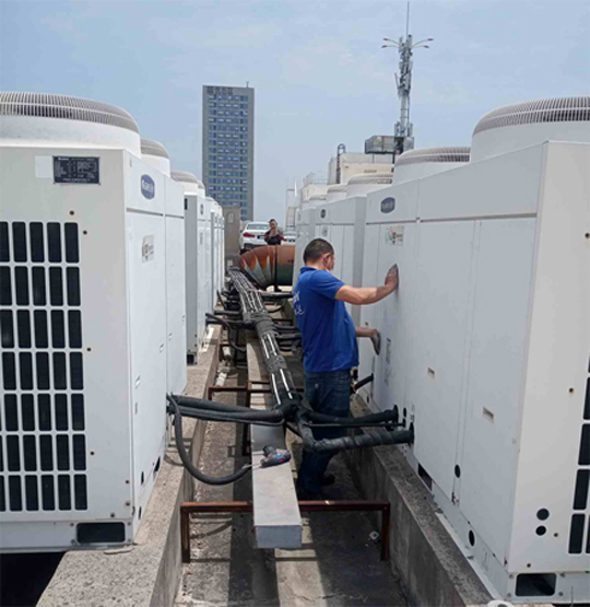 海盐中央空调制热和不制冷系统维修方法